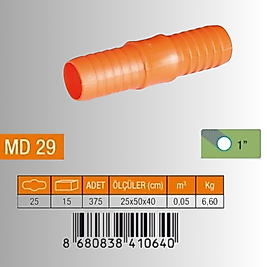 MED29 HORTUM EKİ TURUNCU 1"