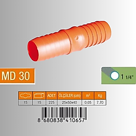 MED30 HORTUM EKİ TURUNCU 1 1/4
